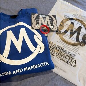 Royal Blue Mamba and Mambacita crew Sweatshirt